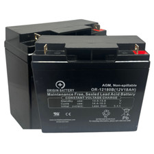 APC AP1250 Battery Replacement Kit - 2 Pack 12V 18AH UPS Series picture