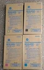 SET OF 4 DV614 / DV624 CMYK OEM Konica  Developer For C1070 c3070 C3080 SEALED picture
