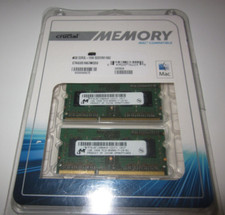 CRUCIAL MEMORY MAC COMPATIBLE-NEW-2X 1GB-1RX8 PC3-85005-7-10-B1-DDR3L-1066 picture