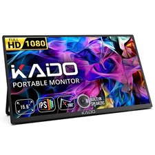 Kado 75Hz Portable Monitor 15.6Inch FHD 1080p, 45W Reverse Charging USBC mini... picture