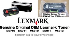 New Genuine Lexmark 520HA High Yield Toner MS710 MS711 MS811 52D0HA0 NO BOX picture