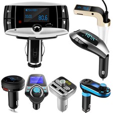 Car Wireless FM Transmitter MP3 Player Hands free Radio Adapter Kit USB Charger picture