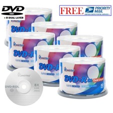 300-Pack SmartBuy Logo Top Surface DVD+R DL 8X Dual Layer 8.5GB Recordable Disc picture