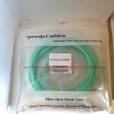 NEW SpeedyCables 6-Pack 2M OM3 LC-LC Duplex Multimode Fiber Cable 50/125 LSZH picture
