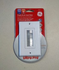GE Ultra Pro Single Brush Wall Plate Model 87697 White picture