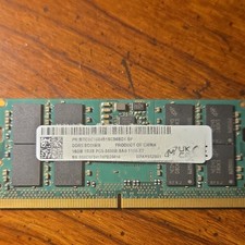 Micron 16GB DDR5 PC5-5600B 262-Pin SO-DIMM ECC RAM MTC8C1084S1SC56BD1 picture
