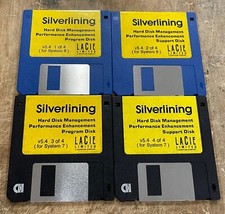 LaCie LTD Silverlining V5.4  for Mac System 6 and 7 on Floppies from 1992 picture