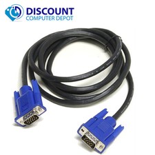5FT 5 FT 15 PIN SVGA SUPER VGA Monitor Projector Male Cable BLUE CORD FOR PC TV picture
