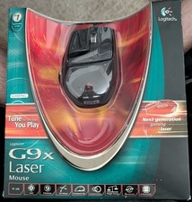Logitech G9x Laser Gaming Mouse 5700 DPI NEW FACTORY SEALED Vintage Rare NOS picture