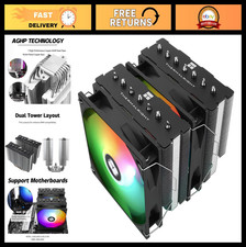 High-Performance ARGB CPU Air Cooler, 7 Heat Pipes, Dual 120mm PWM Fans, AMD/Int picture