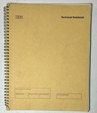 Vintage IBM technical Development Notebook Engineer Programmer Scientist Unused picture