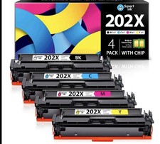 4 CF500A 202A High Yield Toner For HP Color LaserJet Pro MFP M281fdw M254dw 202X picture