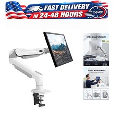 HUANUO Single Monitor Mount Gas Spring Arm for 13-32 in Screens, VESA Desk Stand picture