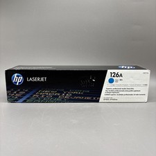 Genuine HP 126A CE311A Cyan Blue Toner Cartridge OEM New Sealed LaserJet CP1025 picture