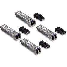 SFP Single-Mode LC Module 4-Pack, TEG-MGBS10/4, For Single Mode Fiber, Distan... picture