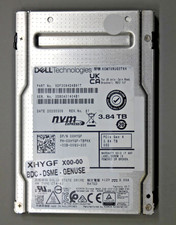Dell 0XHYGF KCM7XRUG3T84 SDF3084DAB91T 3.84TB PCIe Gen4 SAS NVMe SSD 100% Health picture