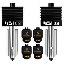 HIKUDIY 2 Pack 0.8mm Hotend for Bambu Lab X2D, P2S, H2D, H2S, H2C, A1, A1 Min... picture