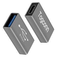 Togconn USB to C Adapter 2 Pack, 2 A Female C picture