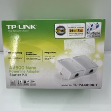 TP-Link AV500 Nano Powerline Adapter Starter Kit TL-PA4010KIT White picture