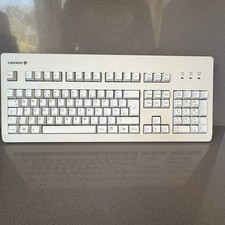 Vintage Cherry G80-3000 MX Mechanical Keyboard Blue Stem USB picture
