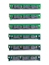 Lot of 6 Samsung 30-Pin SIMM Memory Modules KMM59256BN-8 Vintage DRAM Untested picture