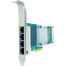 Axiom 10/100/1000Mbs Quad Port RJ45 PCIe x4 NIC Card for HP - 665240-B21 picture