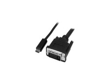 StarTech.com CDP2DVIMM2MB USB-C to DVI Cable - 6 ft / 2m - 1080p - 1920x1200 - U picture