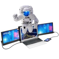 OFIYAA P2 Triple Portable Monitor Laptop Screen Extender Dual 11.6'' picture