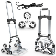Stair Climbing Cart, 220 LBS Aluminum Stair Climber Dolly, Heavy Duty Folding... picture