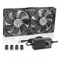 Server Cooling 2 x 120mm Big Airflow Computer Fan 110V-240V with AC Variable ... picture