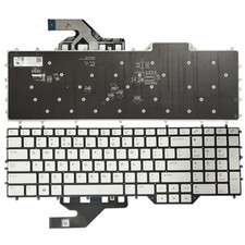 fit Dell ALIENWARE M17 R2 M17 R3 DP/N: 0C5VV3 New RGB Backlit white keyboard US picture