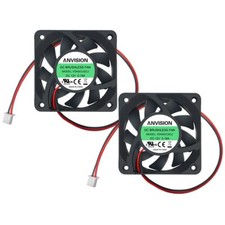 2pack 60mm X 15mm Dc 12v Brushless Cooling Fan Dual Ball Bearing picture