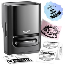 Label Maker Machine with Tape, PM220 Bluetooth Label Printer, Portable Therma... picture