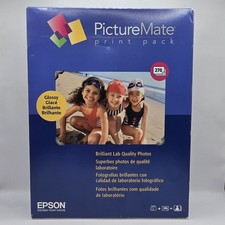 Genuine Epson PictureMate T5570 270 Glossy Prints Pack Kit EXP 08/2007 SEALED picture