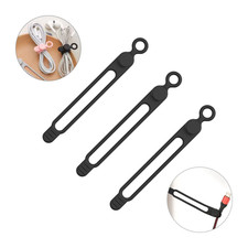 Silicone Cable Ties,Cord Organizer,Cable Straps,Reusable Cord Ties,Travel Cable  picture