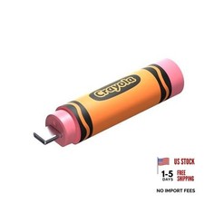 Crayola USB-C Flash Drive - Up to 300MB/s Read speeds, USB 128GB Mango Tango picture