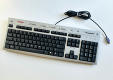 Vintage Compaq Computer PC Keyboard Retro Style PS/2 Model KB-0311 Tested picture