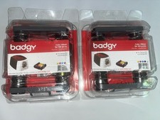 2 Genuine Evolis Badgy100 / Badgy200 YMCKO Ribbon - CBGR0100C -l picture