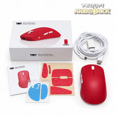 WAIZOWL OGM Cloud Red Wireless Gaming Mouse Lightweight Japan picture