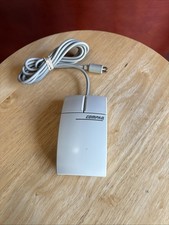 Vintage COMPAQ Grey 2-Button Wired Corded PS/2 Ball MOUSE M/N M-SF14-2 picture