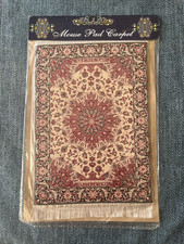 Persian Carpet Style Mouse Pad Oriental Vintage Bohemian Rug Desk Pad Miniature  picture
