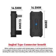 CY USB3.1 Type C Power Data Video Adapter Male to Female Opposite U 20Gbps picture