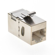 CAT6A Shielded Keystone In-Line Coupler RJ45 Female Network Ethernet - 1-20 Lot picture