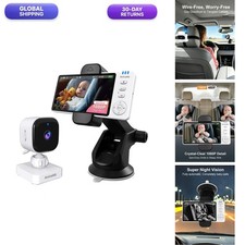 Anicebb ABM950S Wireless Baby Car Camera 1080P Night Vision 8 Lullabies 3 picture