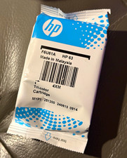 NEW Genuine HP 63 Tri-Color Ink Cartridge F6U61A Compatible HP Printers picture