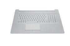 Silver Palmrest Backlit Keyboard Touchpad for HP 17-BY 17-CA 17Z-CA ODD 73H1 PTP picture