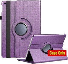360 Degree Rotating Smart Case for Samsung Galaxy Tab A 10.1 2019, Purple picture