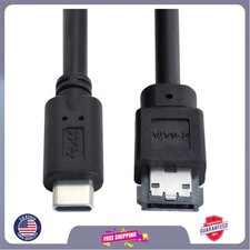 USB-C to Power Over eSATA Adapter USB 3.0 for HDD SSD ODD eSATAp Converter picture