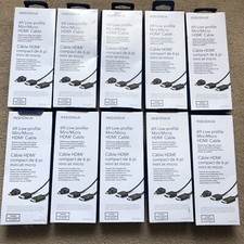 Lot 10X Insignia 6ft Mini / Micro HDMI to HDMI Cable for Canon Nikon Sony Camera picture