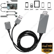 1080P HDMI Mirroring Cable Phone to TV HDTV Adapter Cord for iPhone iPad Android picture